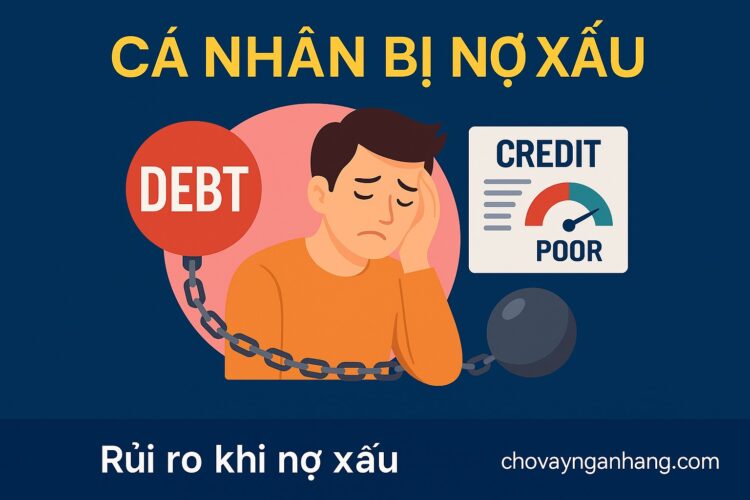 Cá nhân bị nợ xấu là gì? Ngân hàng có cho vay nợ xấu không Cá nhân bị nợ xấu