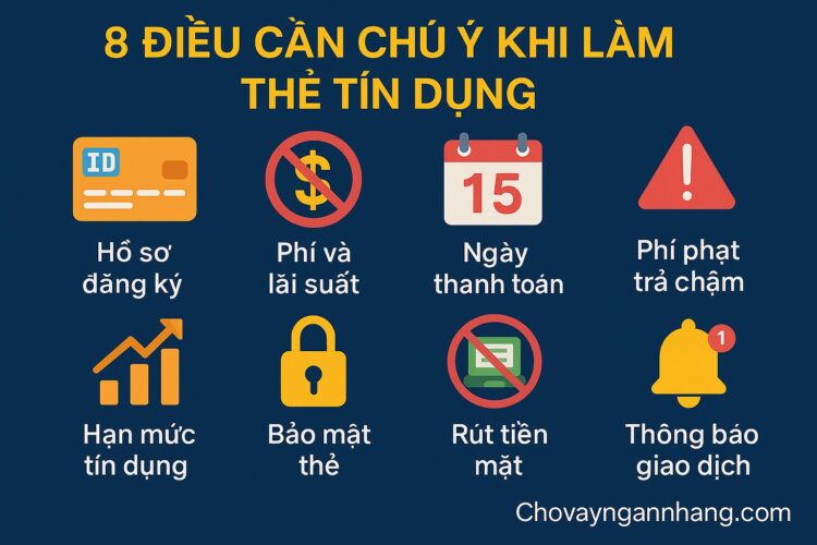 Thẻ tín dụng là gì? Làm thẻ tín dụng cần chú ý những điều gì 8 điều cần chú ý làm thẻ tín dụng