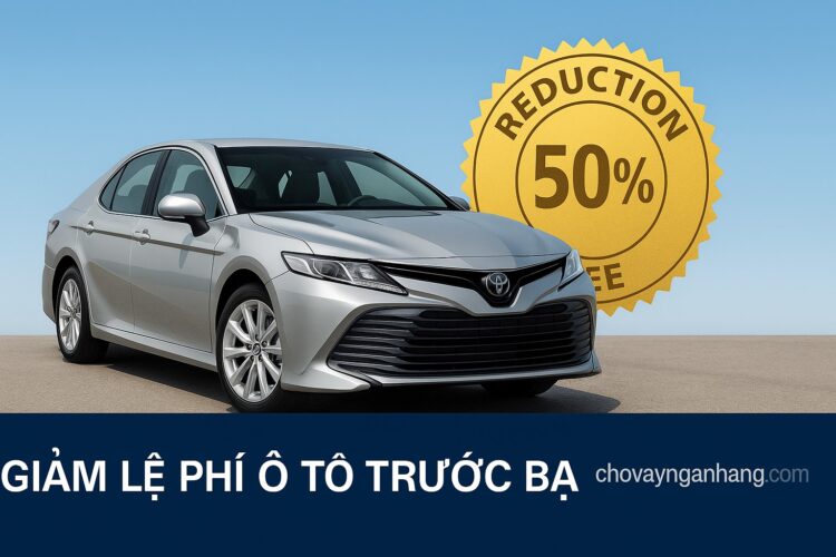 Giảm lệ phí ô tô trước bạ 50%, thời điểm vàng để vay mua ô tô Giảm lệ phí ô tô trước bạ 50%, thời điểm vàng để vay mua ô tô