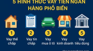 5 hình thức vay tiền ngân hàng phổ biến