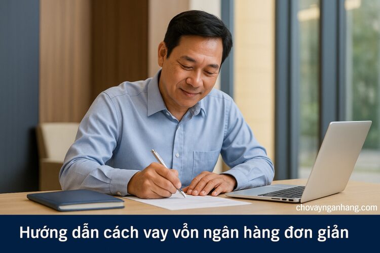 Hướng dẫn cách vay vốn ngân hàng đơn giản Hướng dẫn cách vay vốn ngân hàng đơn giản lãi thấp