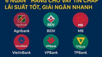6 ngân hàng cho vay tín chấp lãi suất thấp....