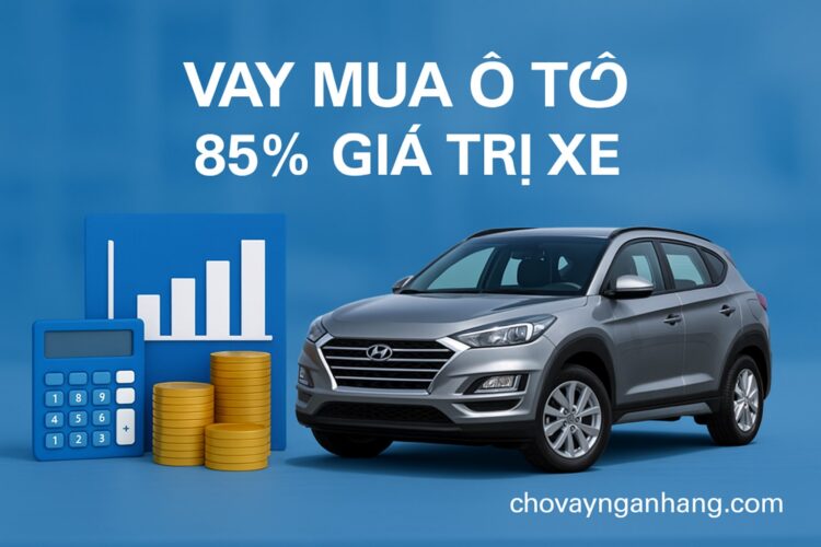 Vay mua ô tô 85% giá trị xe - thủ tục vay đơn giản Vay mua ô tô 85% giá trị xe