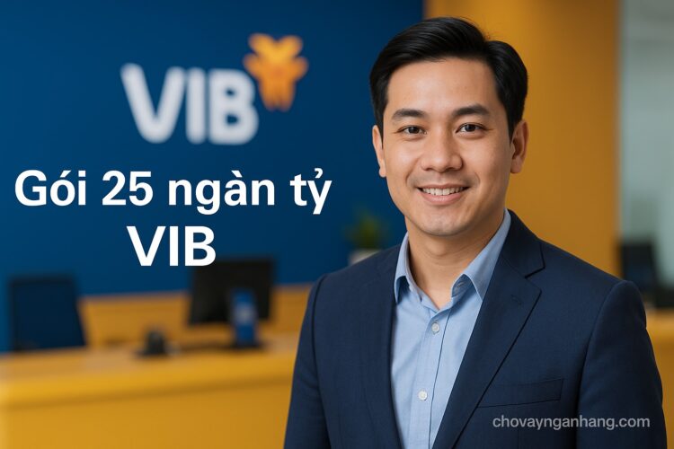 Gói vay 25.000 tỷ VIB – Lãi suất ưu đãi cho vay mua nhà phố và căn hộ