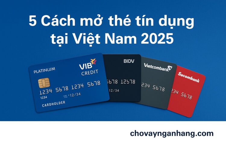 5 Cách mở thẻ tín dụng tại Việt Nam 2025 5 Cách mở thẻ tín dụng tại Việt Nam 2025: điều kiện & thủ tục