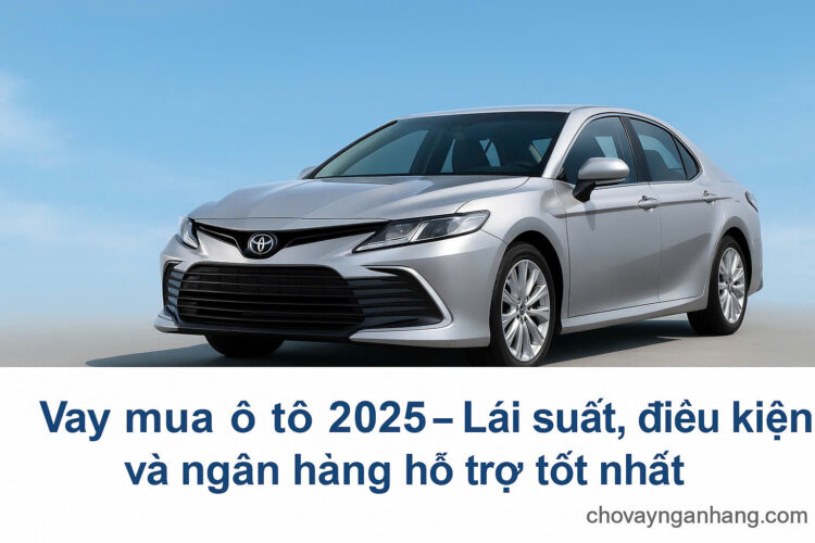 Vay mua ô tô 2025 – Lãi suất, điều kiện và ngân hàng hỗ trợ tốt nhất Vay mua ô tô 2025 – Lãi suất, điều kiện và ngân hàng hỗ trợ tốt nhất