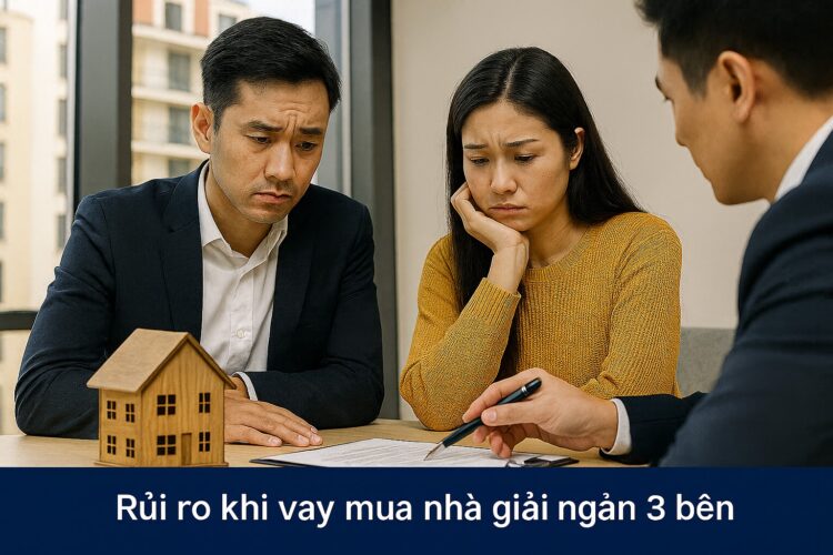 Rủi ro giải ngân phong toả 3 bên khi mua bán nhà