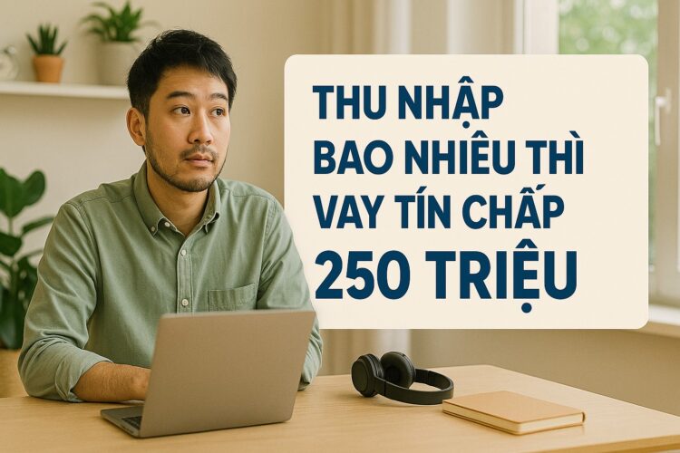 Thu nhập bao nhiêu thì vay tín chấp 250 triệu? Hướng dẫn chuẩn DTI 2026 cho Freelancer” Thu nhập bao nhiêu thì vay tín chấp 250 triệu