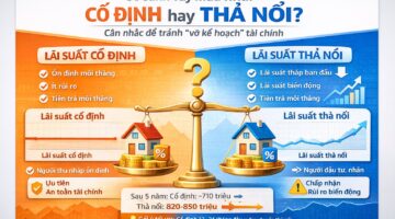 Vay mua nhà: lãi suất cố định và thả nổi